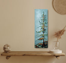 Load image into Gallery viewer, Tall Tree 3 - Mighty Doug, Acrylic on Canvas 30x10
